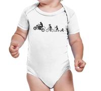 MyPato Body de Bebe Deporte Moto Actitud sobre Ruedas,Alma Motera 003 6 Meses