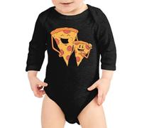 MyPato Body Manga Larga de Bebe Comida Pizza Regalo, Divertido, Pizzalovers y Fans del Fast Food 003 6 Meses