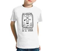 MyPato Camiseta Infantil de Niño Niña Comida Cafe EL Sabor Intenso DE LA MAÑANA TU Buena TASA DE ENERGIA,TU Inicio del Dia.. 032 4 años