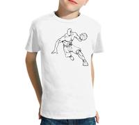 MyPato Camiseta Infantil de Niño Niña Deporte Basket Las Leyendas de la NBA o del Tablero del Baloncesto 006 4 años