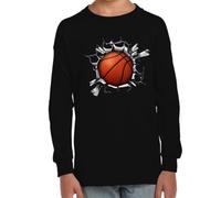 MyPato Camiseta Infantil Manga Larga de Niño Niña Deporte Basket Las Leyendas de la NBA o del Tablero del Baloncesto 015 4 años