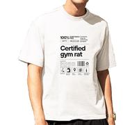 MyPato Camiseta Oversize de Hombre Deporte Gimnasio Viste tu energía Gym Fitnes,Pesas Mancuernas rutinaas.. 006 XXL