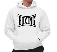 MyPato Sudadera Adulto con Capucha de Hombre Deporte Boxeo Construyendo la Victoria Golpe a Golpe,Guantes de Combate,Saco de Pera 001 M