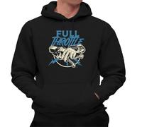 MyPato Sudadera Adulto con Capucha de Hombre Deporte Moto Actitud sobre Ruedas,Alma Motera 002 XL