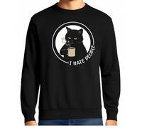 MyPato Sudadera Adulto Sin Capucha de Hombre Comida Cafe EL Sabor Intenso DE LA MAÑANA TU Buena TASA DE ENERGIA,TU Inicio del Dia.. 031 4XL