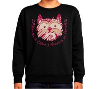 MyPato Sudadera Infantil Sin Capucha de Niño Niña Animales Perros Regalos Divertido, Amor Perruno,Huellas Canina, Amigo Fiel 001 5 años