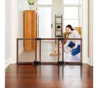 MYPET North States - Puerta para Mascotas Versa-Lock de 31.5 Pulgadas de Alto, Extra Ancha: diseño Independiente Que se configura en múltiples Espacios. Se Adapta a 24.5-72 Pulgadas de Ancho (31.5