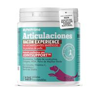 MyPetPrime Articulaciones Complemento alimenticio para Perros - 125 Comprimidos | Nueva fórmula JointSupport™ con MSM, Polvo de mejillón de Labio Verde, glucosamina y Garra del Diablo