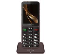 myPhone Bueno 4G 2,8" LTE pantalla compacta, Dual SIM, colección Praline Brown