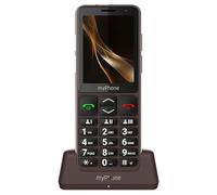 myPhone Bueno LTE Praline Collection, 4G, 2000 mAh, IPS 2,8", teléfono con pulsador, 240x320px, botón SOS, Base de conexión