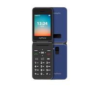 myPhone Flip LTE teléfono con Tapa para Mayores, Teclas Grandes, botón SOS, 4G, Dual SIM, fácil de Usar