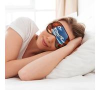 MyPiky Arches National Park - Antifaz suave con estampado estándar para dormir, máscara para dormir para mujeres y hombres, para dormir, viajes, color negro