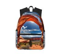 MyPiky Arches National Park-Standard Print Mochila para Mujeres Hombres, Mochila de Viaje Portátil, Bolsa De Ordenador, Mochila Casual Bolsa De Viaje, Negro, Talla Única, Negro 1, One Size
