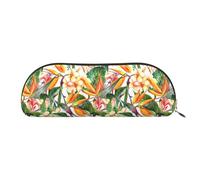 MyPiky Bolsa de maquillaje con estampado de flores coloridas, bolsa de cosméticos, bolsa de almacenamiento de viaje, neceser de recepción, estuche para lápices, estuche para lápices, flores coloridas