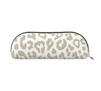 MyPiky - Bolsa de maquillaje con estampado de leopardo, bolsa de maquillaje, bolsas de cosméticos, bolsa de almacenamiento de viaje, bolsa de aseo bolsas de recepción, bolsa de lápices, color marrón