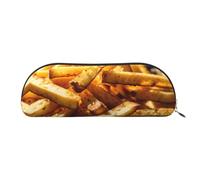 MyPiky Bolsa de maquillaje con impresión de comida rápida, bolsa de cosméticos, bolsa de almacenamiento de viaje, neceser de recepción, estuche para lápices, estuche para lápices, Fast Food, Talla