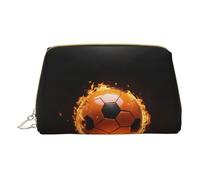 MyPiky Bolsas de cosméticos con estampado de fútbol, bolsa de maquillaje pequeña para bolso, bolsa de cosméticos, bolsa de aseo para mujer, viaje, Soccer, Talla única