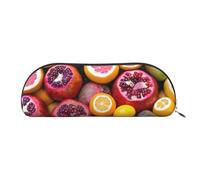 MyPiky Bolsas de cosméticos con impresión estándar de frutas para mujer, bolsa de maquillaje, bolsa de almacenamiento de viaje, neceser de aseo, Imagen de frutas estándar, Talla única