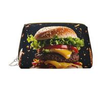 MyPiky - Bolsas de cosméticos de impresión de comida rápida, bolsa de maquillaje de cuero pequeña para bolso, bolsa de cosméticos, bolsa de aseo para mujer de viaje, Fast Food2, One Size, Fast Food2