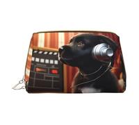 MyPiky - Bolsas de cosméticos de piel con estampado de perro para cachorros, bolsa de maquillaje, bolsa de aseo para mujer, cachorros de perro, tamaño pequeño, Cachorros de perro, One Size