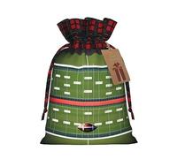 MyPiky Bolsas de regalo de Navidad con estampado de campo de fútbol americano y balón de fútbol americano, bolsas de almacenamiento de caramelos, reutilizable, 4.7 x 6.9 pulgadas, fiesta