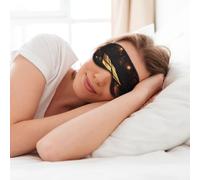 MyPiky Book Room - Máscara de ojos suave con estampado de biblioteca misteriosa para dormir, máscara de ojos para mujeres y hombres, para dormir, viajes, color negro