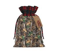 MyPiky Cold Tree - Bolsas de regalo con cordón para Navidad, con estampado de camuflaje, bolsas de almacenamiento reutilizables