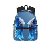MyPiky Colorido Ladrillo Impresión Mochila Casual,Mochila Ligero Portátil Mochilas Para Hombres Mujeres, Bolsa De Computadora De Trabajo De Viaje, Ala de ángel, One Size