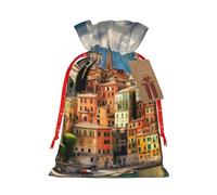 MyPiky Hermosa Italia imprimir Navidad regalo Bolsas envoltura bolsas bolsa de almacenamiento paquete cordón regalo bolsa para fiesta vacaciones