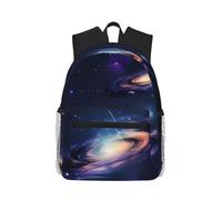 MyPiky Mochila casual de impresión de campo de fútbol verde,Mochila ligera mochilas portátil,Bolsa de viaje de trabajo, Vía Láctea en el Universo, One Size