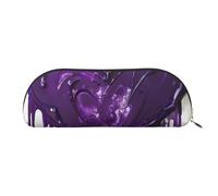 MyPiky Purple Love Print Recibido Estuche de Maquillaje Bolsas de Cosméticos Bolsa de Almacenamiento de Viaje Bolsa de Inodoro Bolsas de Recepción Bolsa de Lápiz, Amor Púrpura, Talla Única, Amor