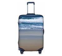 MyPiky Serene Coastal Print - Funda elástica para equipaje de viaje, protector de equipaje de elastano para equipaje de 18 a 28 pulgadas, Blanco, X-Large