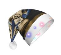 MyPiky Tower Bridge In London - Gorro de Navidad con diseño de LED para hombres y mujeres, accesorio festivo para fiestas de Año Nuevo