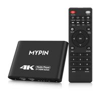 MYPIN HDMI Reproductor Multimedia 4K, Media Player con Mando a Distancia