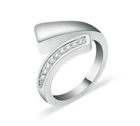 MYPOWER Anillo de urna para Cenizas para Mujer, Anillo de Cenizas, joyería de cremación Conmemorativa, Recuerdos de Duelo, Regalo para la pérdida de un ser querido-7-plata
