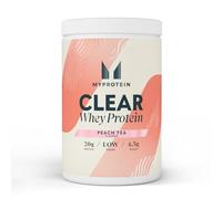 Myprotein Clear Whey Protein | Té de melocotón | 20 raciones | 20 g de proteína | Bajo en azúcar | 4,5 g de BCAA | Bebida refrescante rica en proteínas para el crecimiento y la recuperación muscular