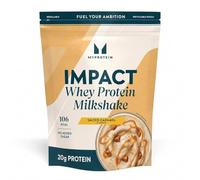 Myprotein Impact Whey Protein Milkshake - Caramelo salado | 30 porciones - 870 g | Hasta 20 g de proteína | Cremoso, delicioso y con solo 106 kcal