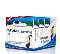 MyPurMist ScentPad Eucalyptus and Peppermint, 8 reservoirs - (Pack of 4) by MyPurMist - The ONLY Official Manufacturers of MyP