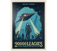 MyPuzzle 20.000 Leguas De Viaje Submarino: Julio Verne, Póster De Época - Premium 1000 Piezas Puzzles - Colección Especial MyPuzzle de Anderson Design Group