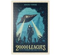 MyPuzzle 20.000 Leguas De Viaje Submarino: Julio Verne, Póster De Época - Premium 200 Piezas Puzzles - Colección Especial MyPuzzle de Anderson Design Group