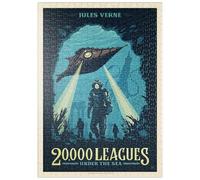 MyPuzzle 20.000 Leguas De Viaje Submarino: Julio Verne, Póster De Época - Premium 500 Piezas Puzzles - Colección Especial MyPuzzle de Anderson Design Group