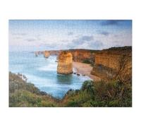 MyPuzzle Acantilados Calizos De Los Doce Apóstoles Al Atardecer - Premium 500 Piezas Puzzles - Colección Especial MyPuzzle de Puzzle Galaxy