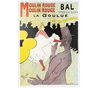 MyPuzzle Affiche Pour Le Moulin Rouge La Goulue (1898) De Henri De Toulouse-Lautrec - Premium 1000 Piezas Puzzles - Colección Especial MyPuzzle de Æpyornis