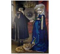 MyPuzzle Alicia En Un Retrato De Van Eyck - Jasmine Becket-Griffith - Premium 1000 Piezas Puzzles - Colección Especial MyPuzzle de Tate & Co Puzzles