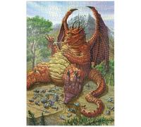 MyPuzzle Almuerzo con Un Dragón Palillo - Ed Beard Jr - Premium 1000 Piezas Puzzles - Colección Especial MyPuzzle de Tate & Co Puzzles