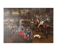 MyPuzzle Animada Reunión En Un Saloon del Viejo Oeste - Premium 200 Piezas Puzzles - Colección Especial MyPuzzle de Puzzle Galaxy