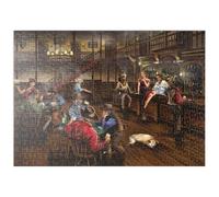 MyPuzzle Animada Reunión En Un Saloon del Viejo Oeste - Premium 500 Piezas Puzzles - Colección Especial MyPuzzle de Puzzle Galaxy