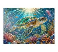 MyPuzzle Arrecife De Tortugas De Cristal Luminoso - Premium 1000 Piezas Puzzles - Colección Especial MyPuzzle de Havana Puzzle Company