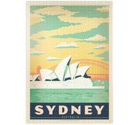 MyPuzzle Australia: Sydney Harbor, Cartel De Época - Premium 1000 Piezas Puzzles - Colección Especial MyPuzzle de Anderson Design Group