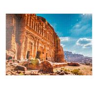 MyPuzzle Belleza Rocosa Y Arquitectura Antigua En Petra (Jordania) - Premium 1000 Piezas Puzzles - Colección Especial MyPuzzle de Puzzle Galaxy